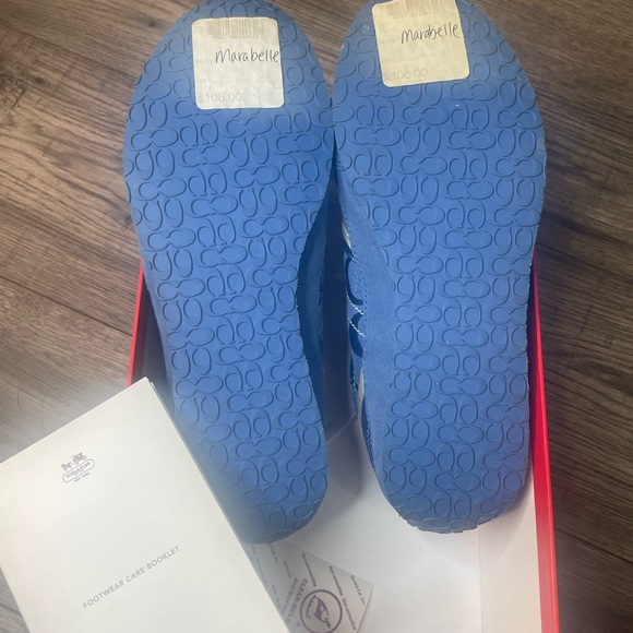 Coach sneakers shoes women’s 6 blue Marabelle - Picture 3 of 5